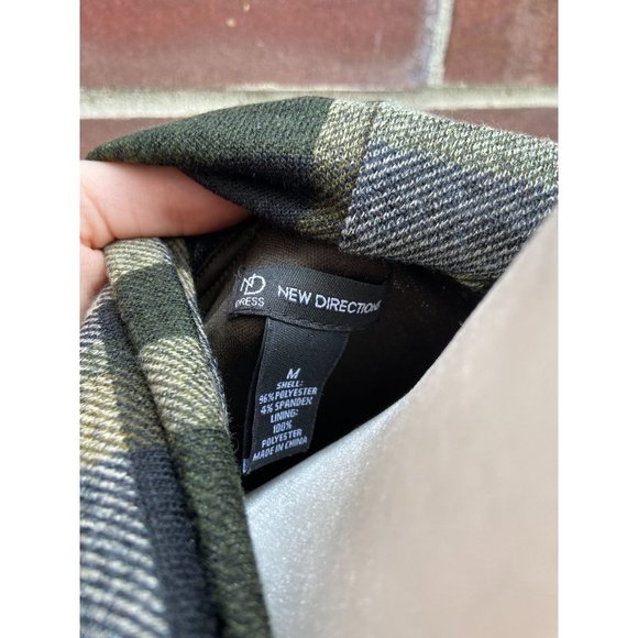 Plaid Cowl Neck Sweater Dress - Picture 5 of 5